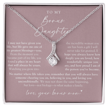 To My Bonus Daughter (A Place In My Heart) Mauve