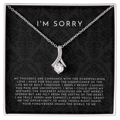 I'm Sorry Gift Necklace
