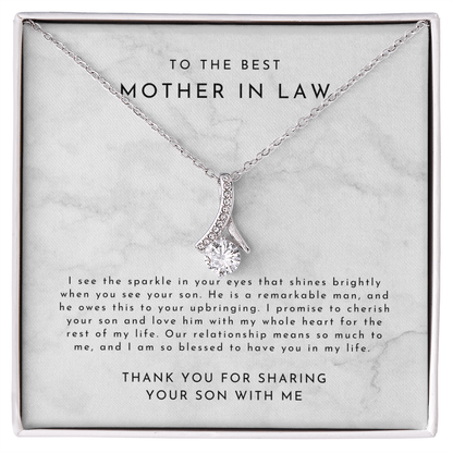 To The Best Mother In Law Gift (I See The Sparkle)