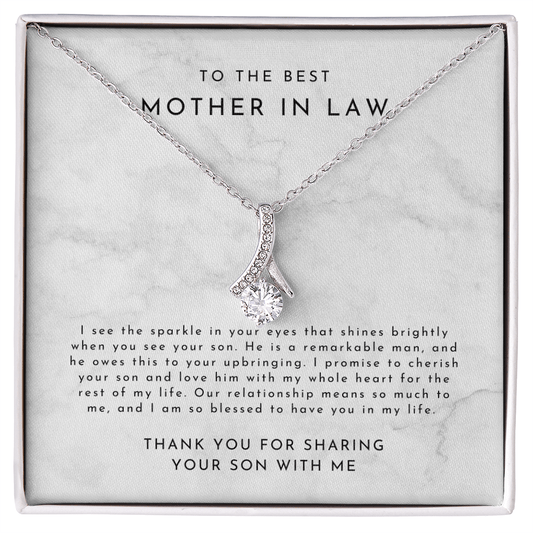 To The Best Mother In Law Gift (I See The Sparkle)