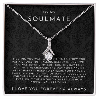 To My Soulmate Necklace (Meeting You Was Fate)