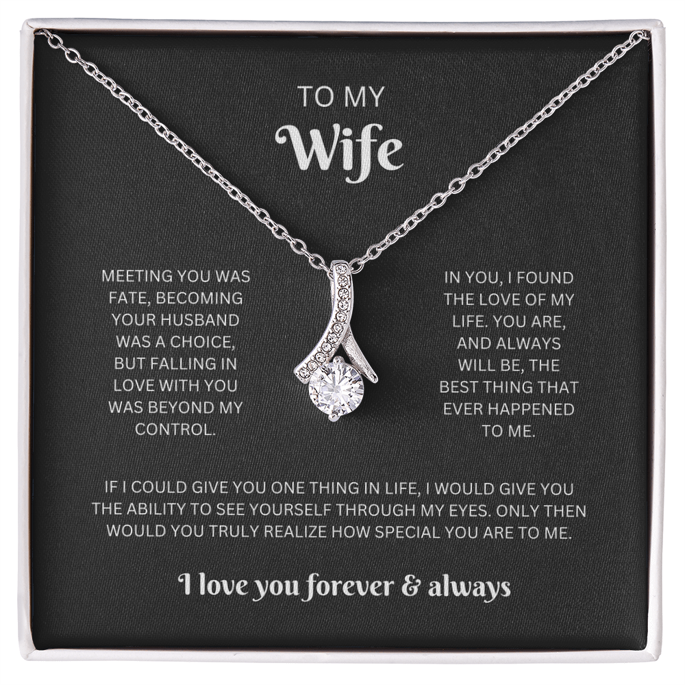 To My Wife (Meeting You Was Fate)