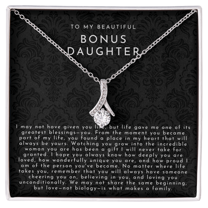 To My Bonus Daughter (A Place In My Heart) Black Lace