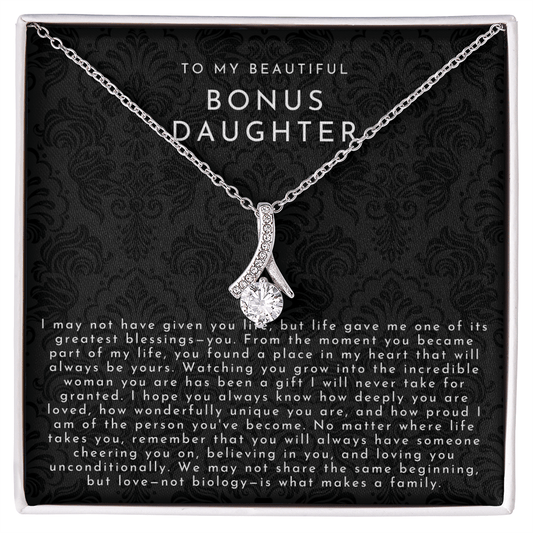 To My Bonus Daughter (A Place In My Heart) Black Lace