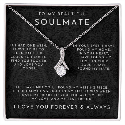 To My Beautiful Soulmate Necklace