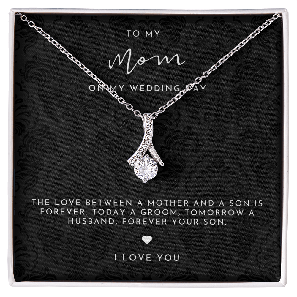 Mother Of The Groom Necklace From Son | The Love Between Black Lace