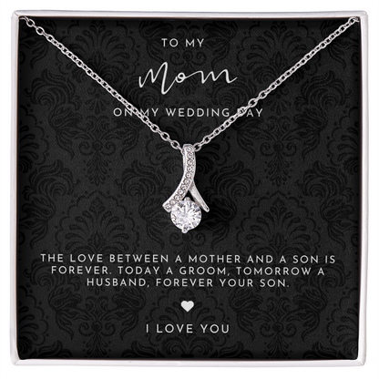 Mother Of The Groom Necklace From Son | The Love Between Black Lace