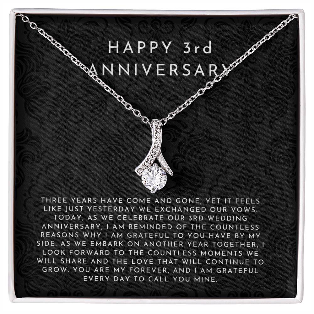 3 Year Anniversary Gift, 3rd Anniversary Gift For Wife