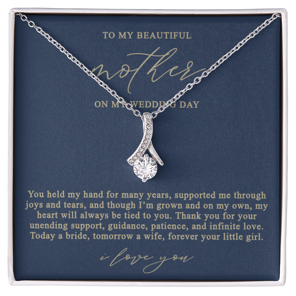 Mother of the Bride Necklace | Navy and Gold