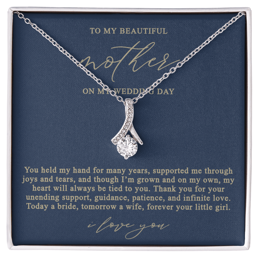 Mother of the Bride Necklace | Navy and Gold