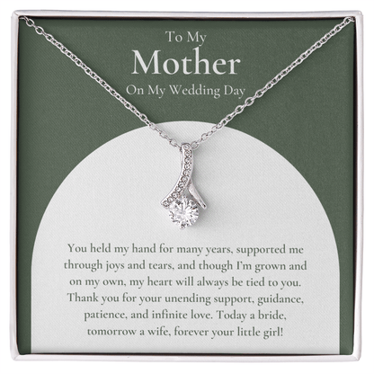 Mother Of The Bride Gift, Wedding Necklace For Mom