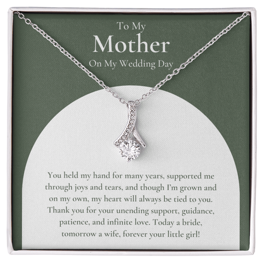 Mother Of The Bride Gift, Wedding Necklace For Mom