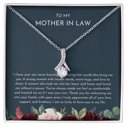 To My Mother In Law - Alluring Beauty Necklace