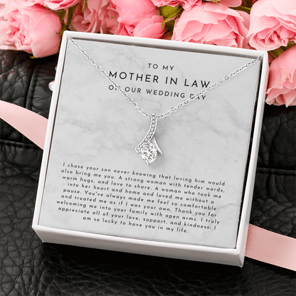 To My Mother In Law On Our Wedding Day Gift