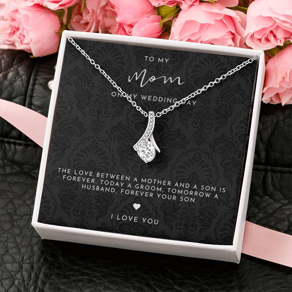 Mother Of The Groom Necklace From Son | The Love Between Black Lace