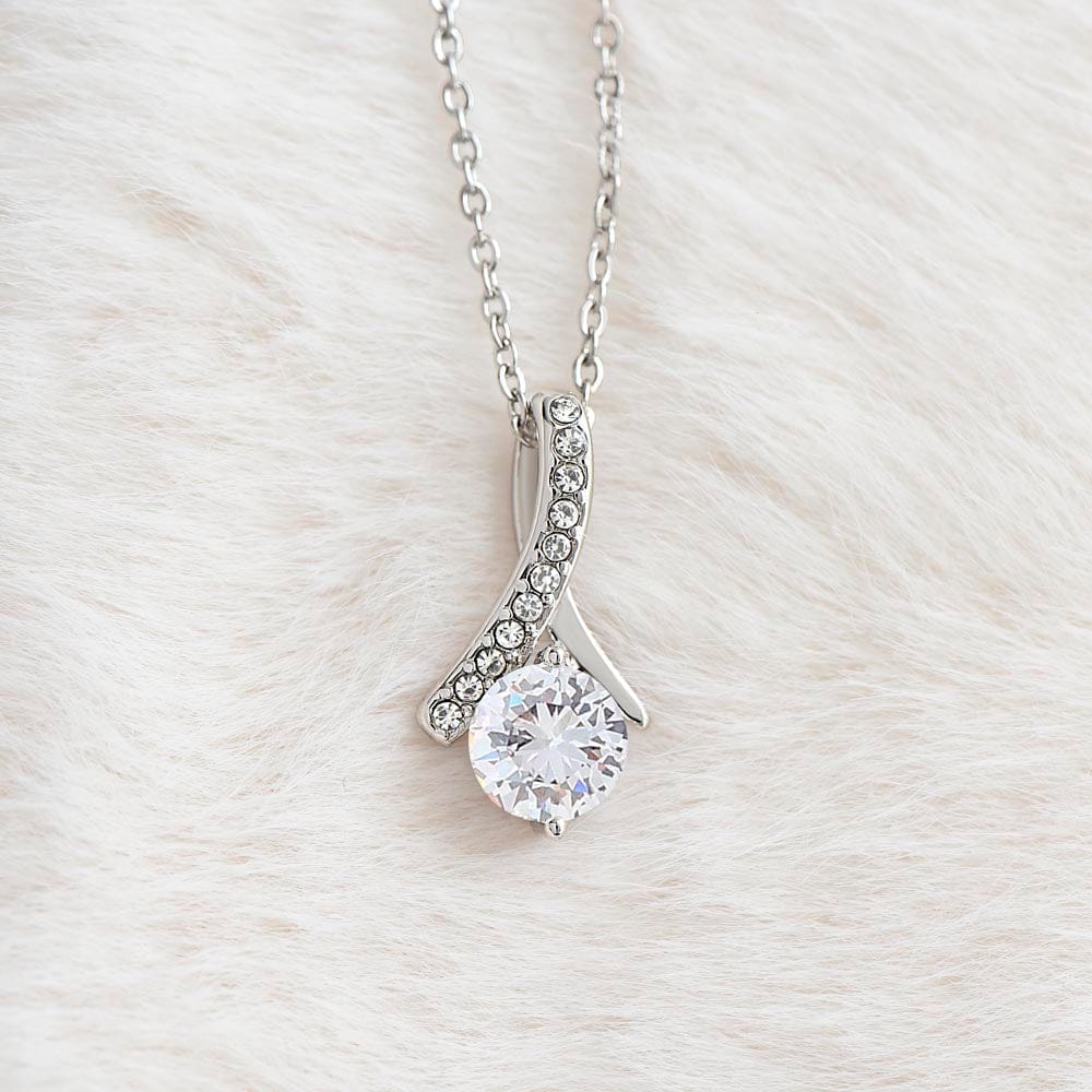 Mother of the Bride Necklace | Dusty Blue Floral