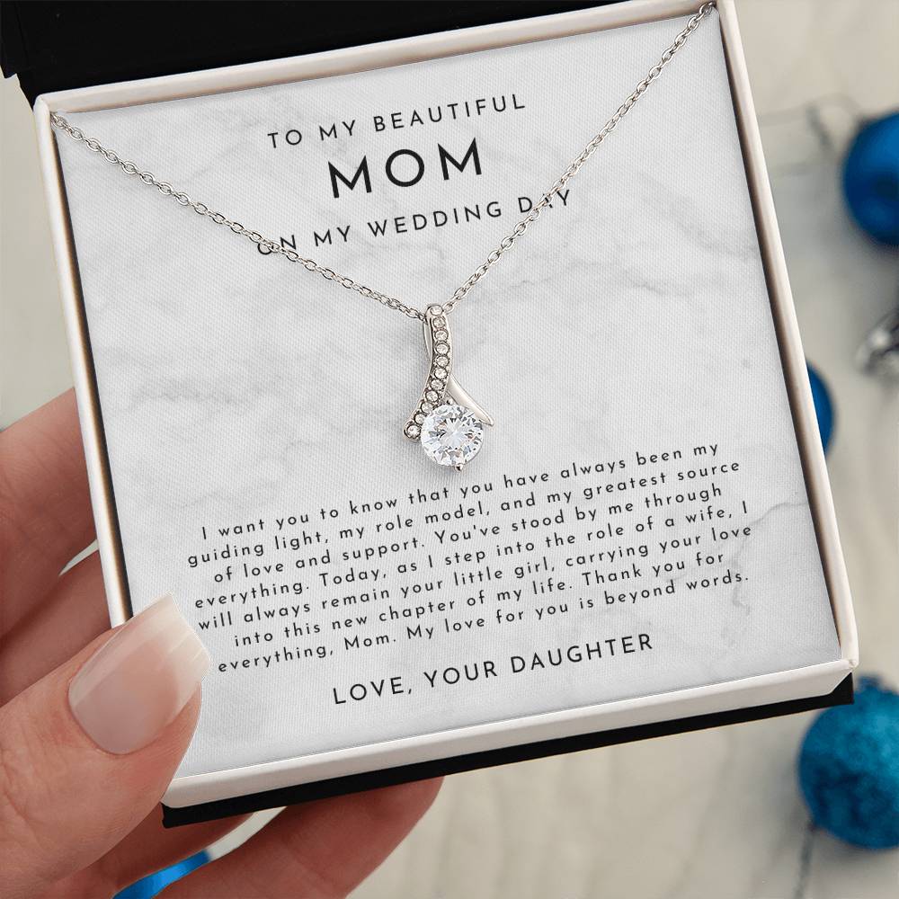 Mother Of The Bride Gift (I Want You To Know) Alluring Beauty Necklace