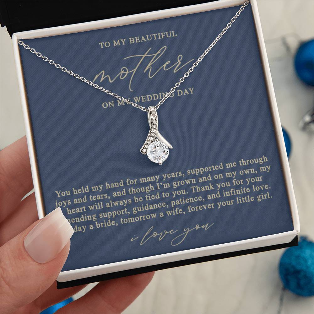 Mother of the Bride Necklace | Navy and Gold