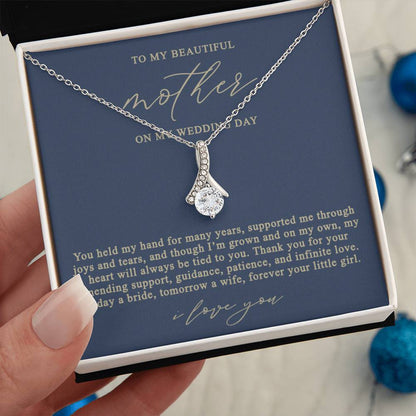Mother of the Bride Necklace | Navy and Gold