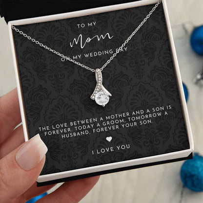 Mother Of The Groom Necklace From Son | The Love Between Black Lace
