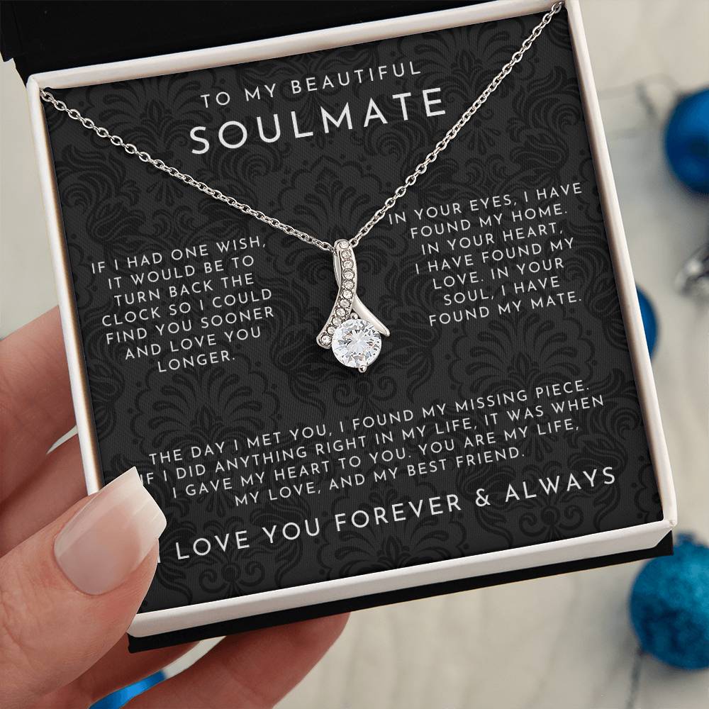 To My Beautiful Soulmate Necklace