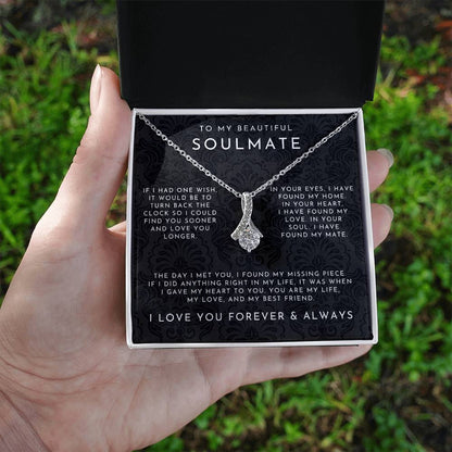 To My Beautiful Soulmate Necklace