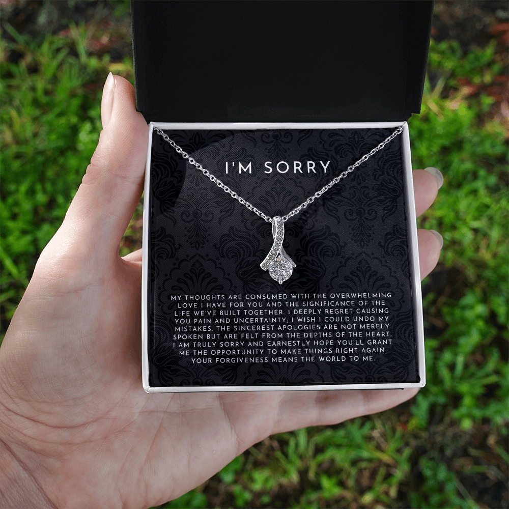 I'm Sorry Gift Necklace