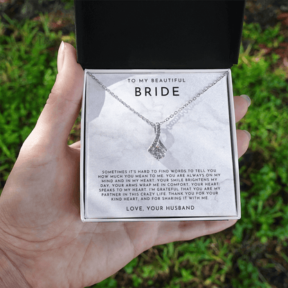 To My Beautiful Bride Necklace