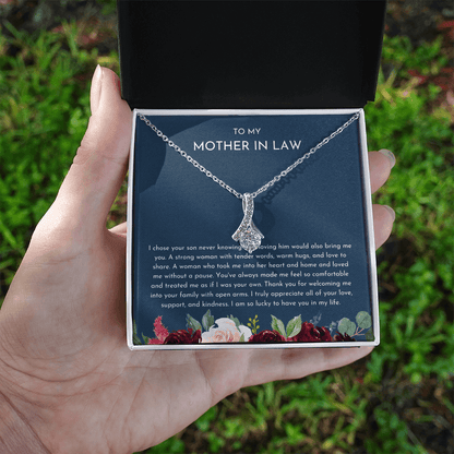 To My Mother In Law - Alluring Beauty Necklace