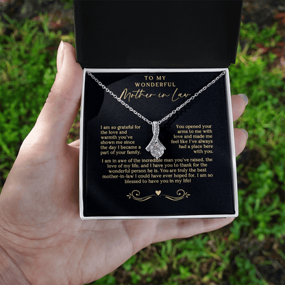 To My Mother In Law Gift (I Am So Grateful)