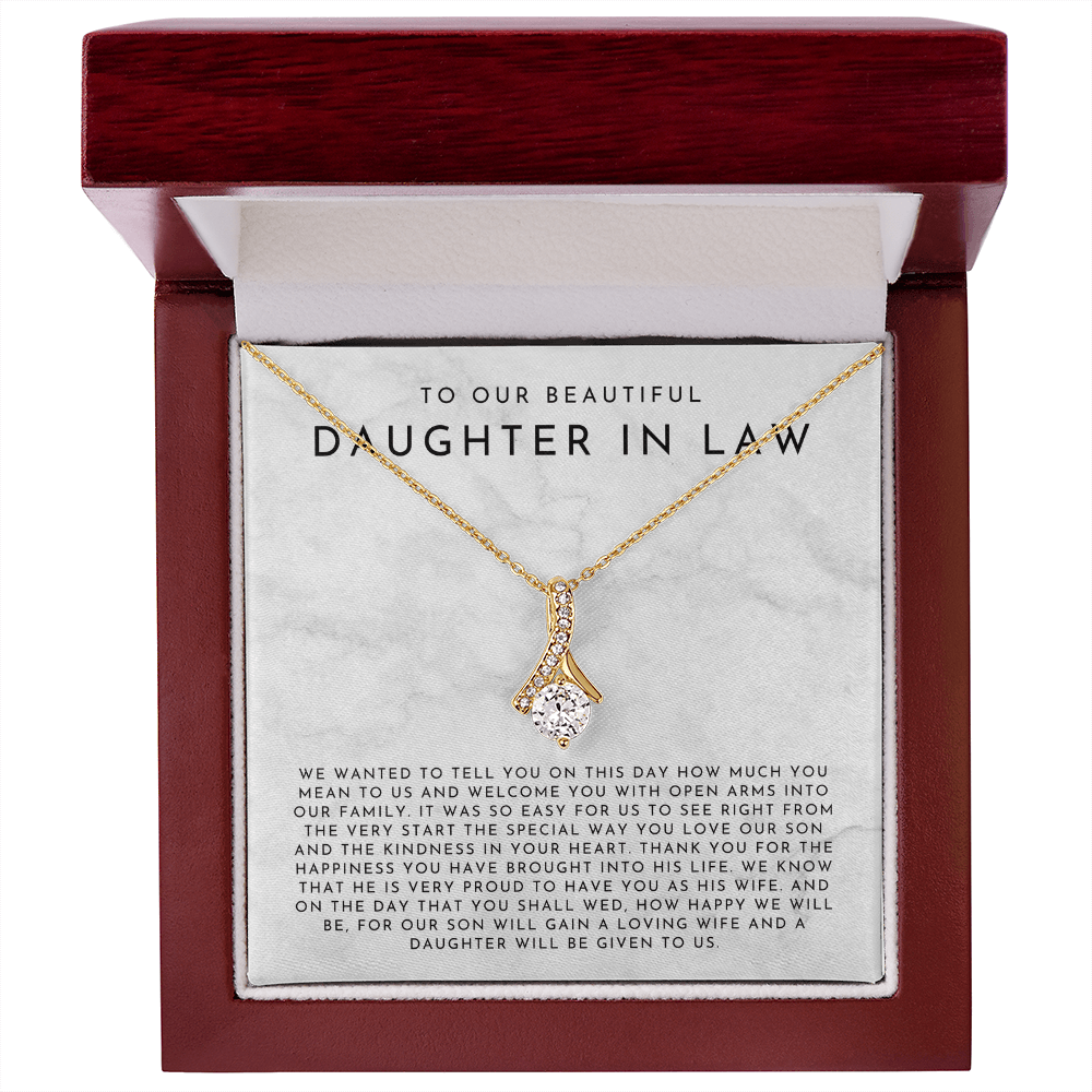 To Our Daughter In Law Wedding Gift