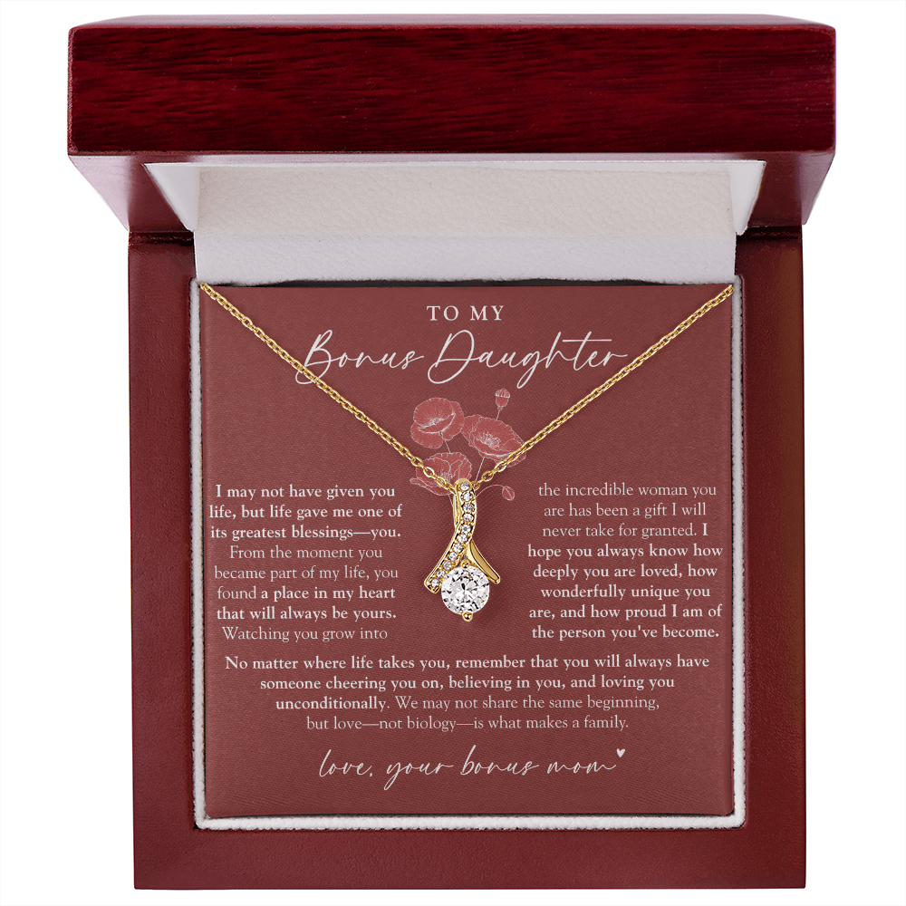 To My Bonus Daughter (A Place In My Heart) Mauve
