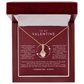 To My Valentine Necklace | Red Hearts