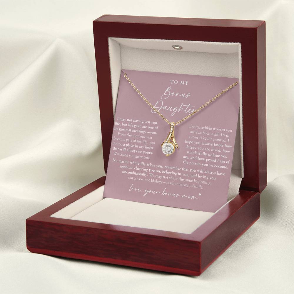 To My Bonus Daughter (A Place In My Heart) Mauve