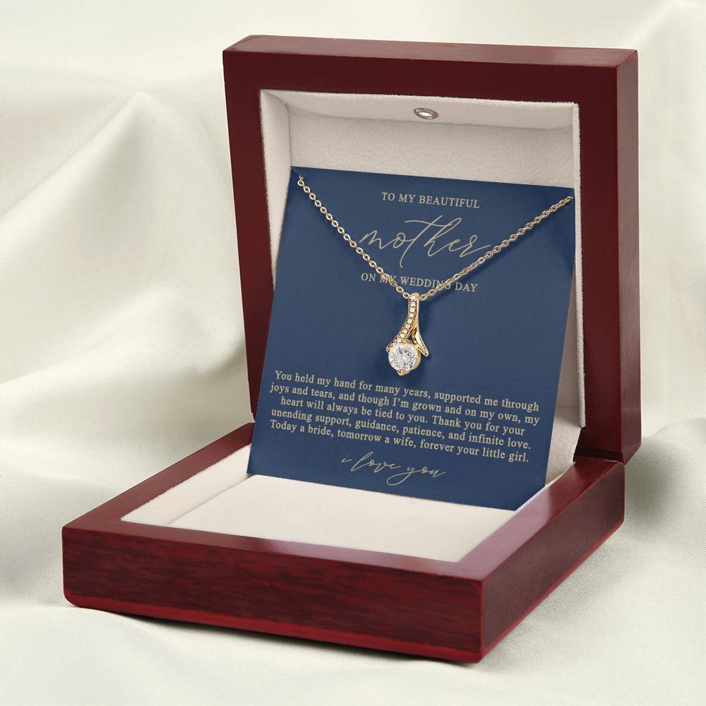 Mother of the Bride Necklace | Navy and Gold