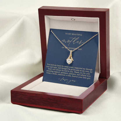 Mother of the Bride Necklace | Navy and Gold