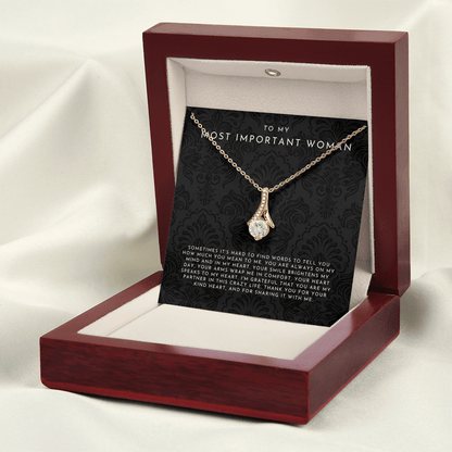 To My Most Important Woman Necklace