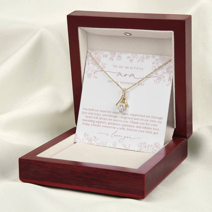 Mother of the Bride Necklace | Blush Chinoiserie Floral