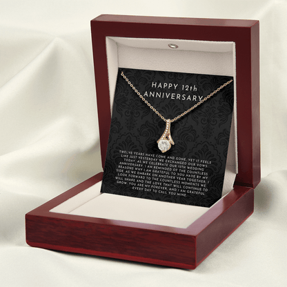 12 Year Anniversary Gift, 12th Anniversary Gift For Wife