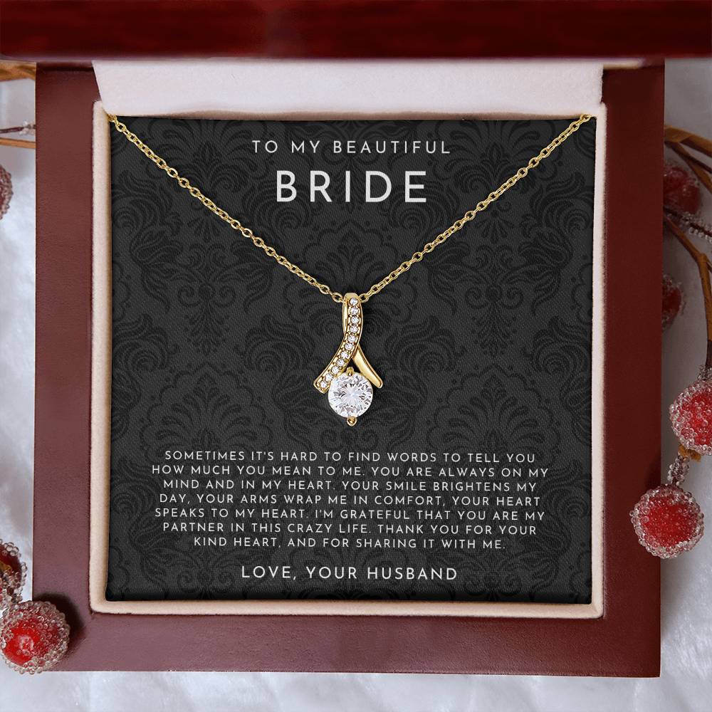 Bride Alluring Beauty Necklace | Black Lace