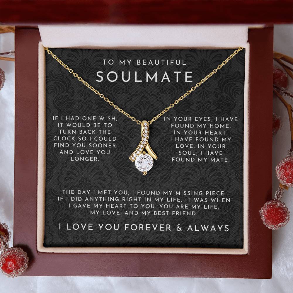 To My Beautiful Soulmate Necklace