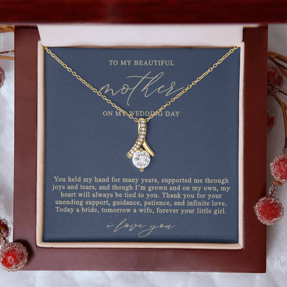 Mother of the Bride Necklace | Navy and Gold