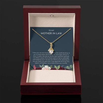 To My Mother In Law - Alluring Beauty Necklace
