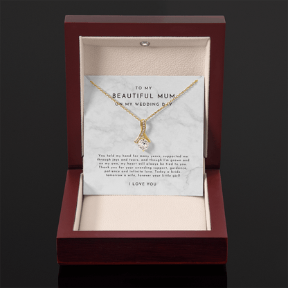 Mum Of The Bride Gift, Mum Wedding Necklace