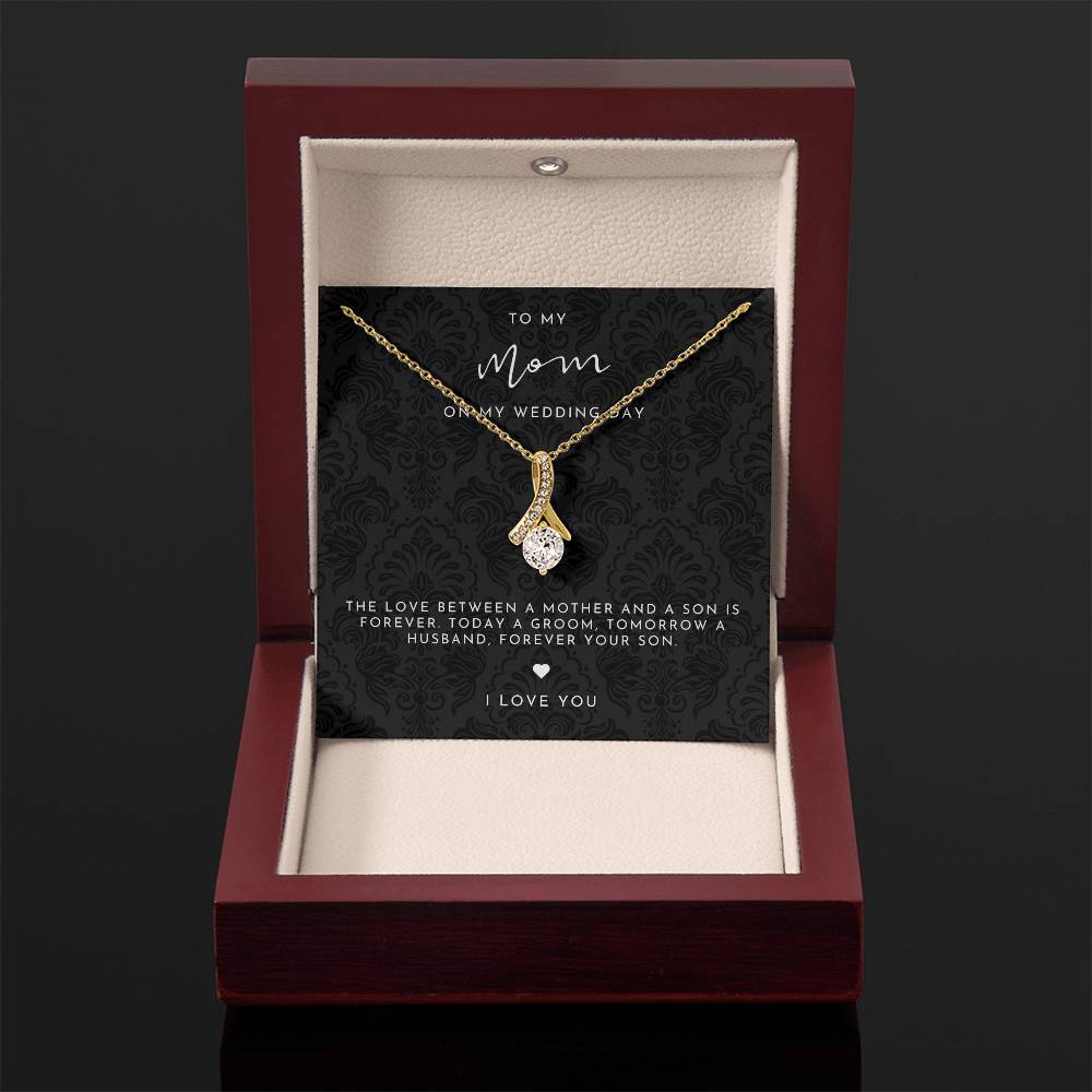 Mother Of The Groom Necklace From Son | The Love Between Black Lace