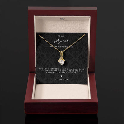 Mother Of The Groom Necklace From Son | The Love Between Black Lace