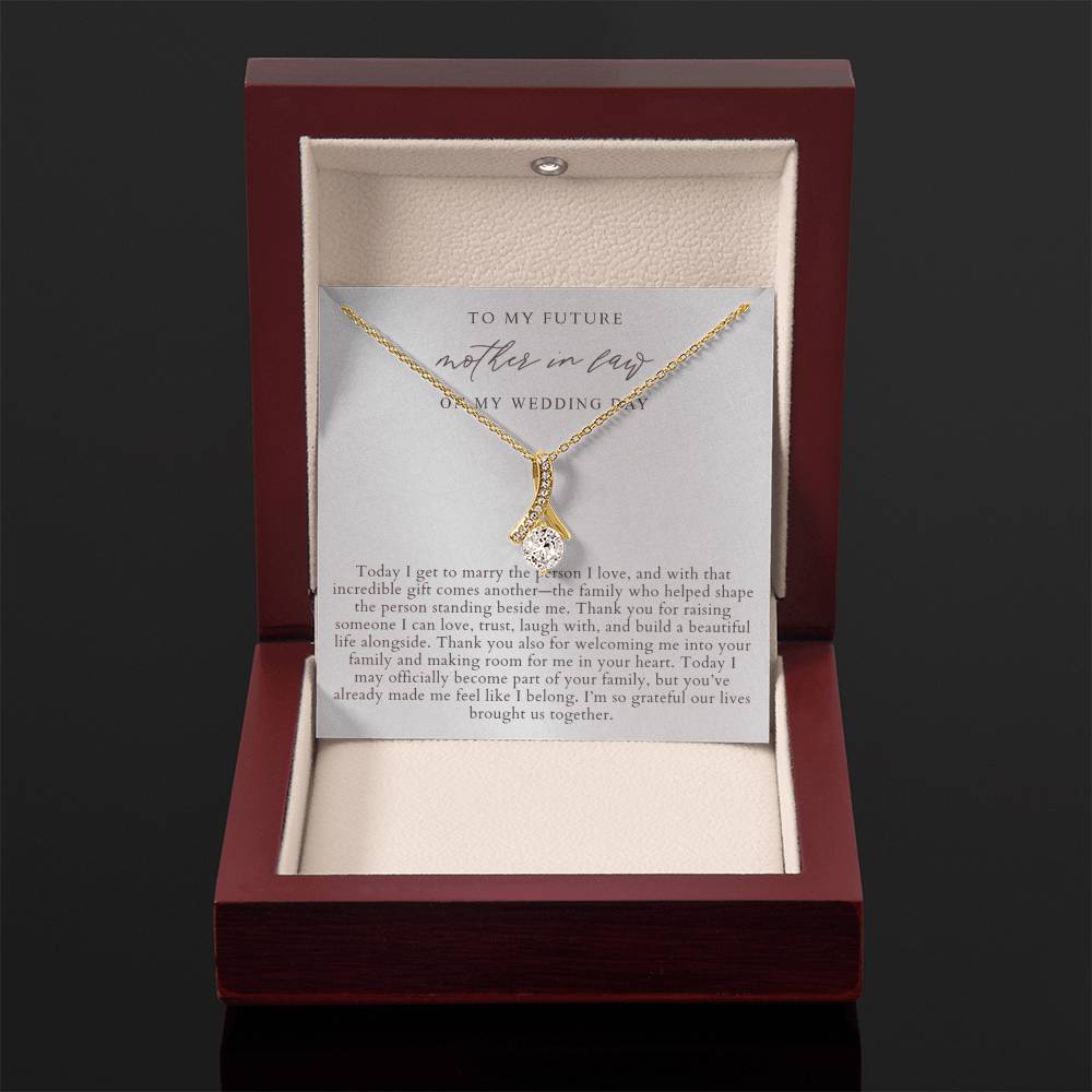 Future Mother In Law Necklace | Elegant Pearlescence