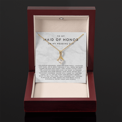 Sister Maid Of Honor Gift