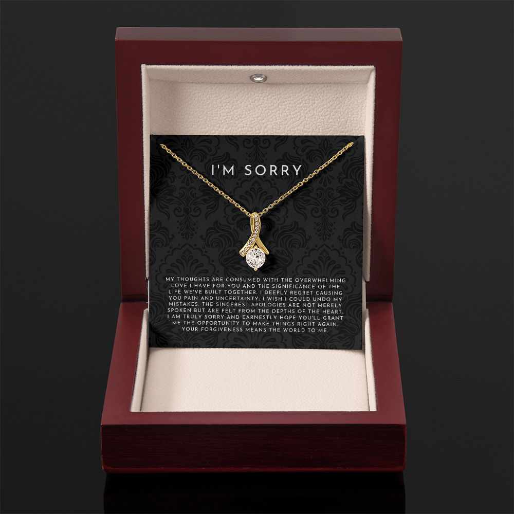 I'm Sorry Gift Necklace