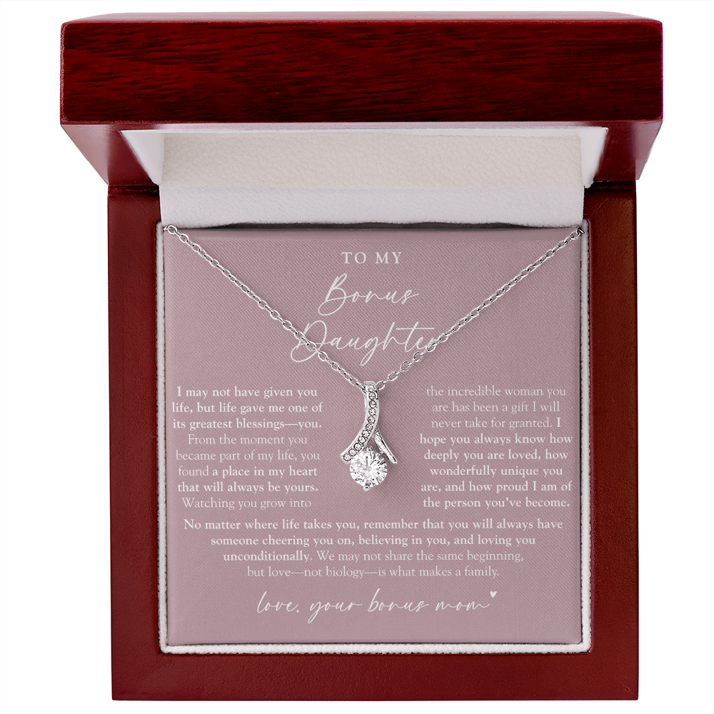 To My Bonus Daughter (A Place In My Heart) Mauve